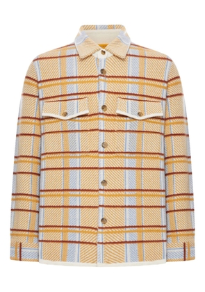 Guest In Residence Plaid Work patch-pocket shirt - Yellow