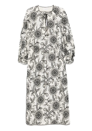 ZIMMERMANN Tallow midi dress - White