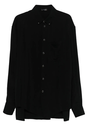 Mugler piercing-detail shirt - Black