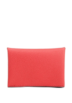 Valextra textured leather card holder