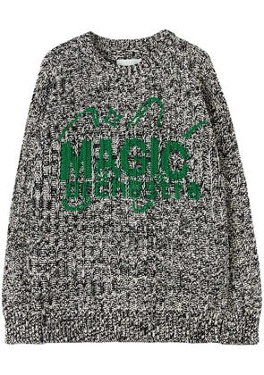 Jil Sander jacquard wool blend jumper - Grey