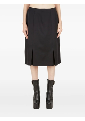 Raf Simons A-line midi skirt - Black