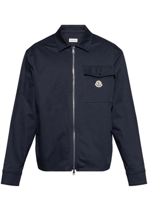 Moncler shirt jacket - Blue