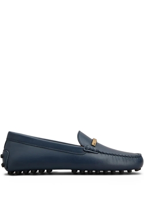 Tod's leather loafers - Blue