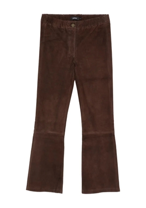 Arma Lively suede trousers - Brown