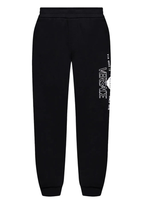 Versace logo-print leggings - Black