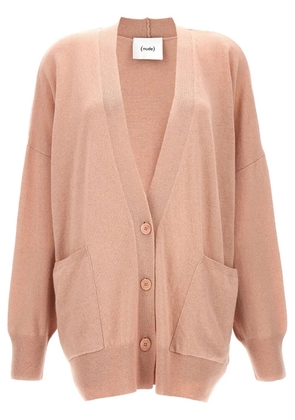 Nude wool cardigan - Pink