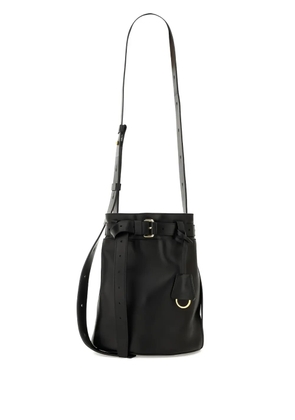Moschino Tie Me belted bucket bag - Black