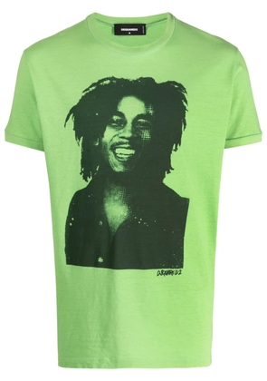 DSQUARED2 photograph-print cotton T-shirt - Green