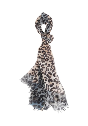 Faliero Sarti Maila animal-print scarf - Neutrals