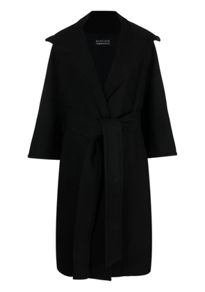 Gianluca Capannolo single-breasted belted coat - Black