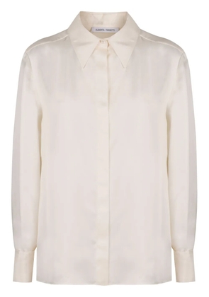Alberta Ferretti silk shirt - Neutrals