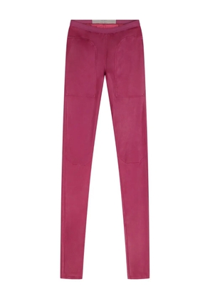 Rick Owens leather leggings - Pink