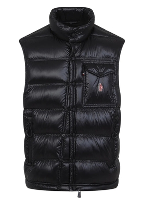 Moncler Grenoble logo-embroidered gilet - Black