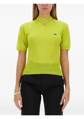 Vivienne Westwood Orb-embroidered top - Green