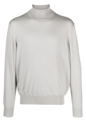 D4.0 virgin wool roll-neck jumper - Neutrals
