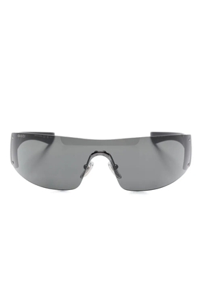 Gucci Eyewear shield-frame sunglasses - Black