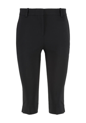 TOTEME crepe-texture bermuda shorts - Black