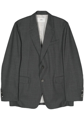 AMI Paris virgin wool blazer - Grey