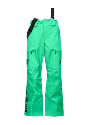 Kappa logo-detail multi-pocket ski bottoms - Green