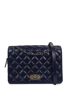 CHANEL Pre-Owned 2016-2017 quilted shoulder bag - Blue