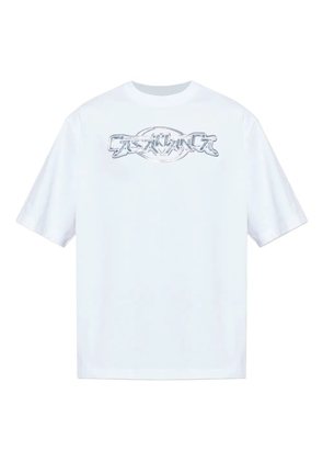 Casablanca logo T-shirt - White