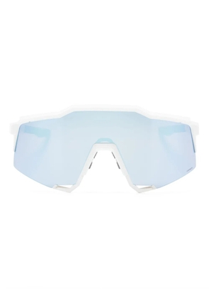 100% Eyewear SPEEDCRAFT® oversized-frame sunglasses - White