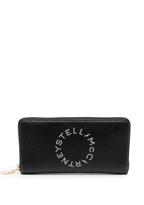 Stella McCartney Stella Logo continental wallet - Black