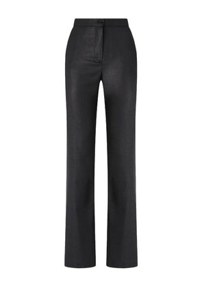 PINKO metallic-effect trousers - Black