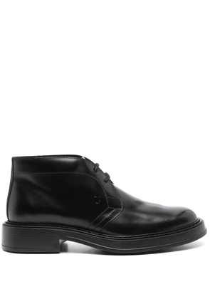 Tod's leather desert boots - Black