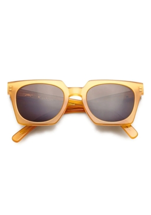 Kador geometric-frame sunglasses - Yellow