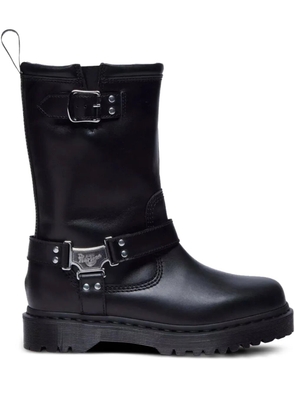 Dr. Martens Anistone Hi buckle-strap platform boots - Black