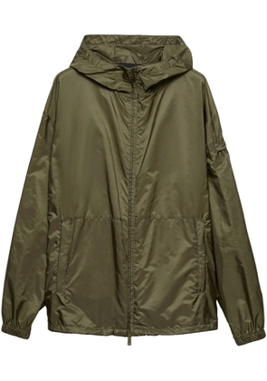 Prada hooded lightweight jacket - Green