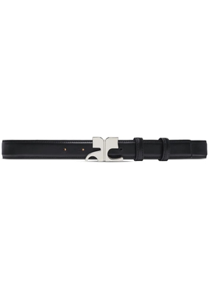 Courrèges AC leather belt - Black