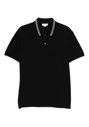 Alexander McQueen stripe-detail polo shirt - Black