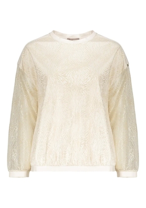 Herno long-sleeve round-neck sweatshirt - Neutrals