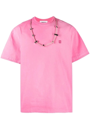 AMBUSH Stoppers toggle-detail T-shirt - Pink