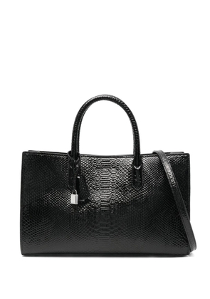 Michael Kors Scarlett snakeskin-effect tote bag - Black