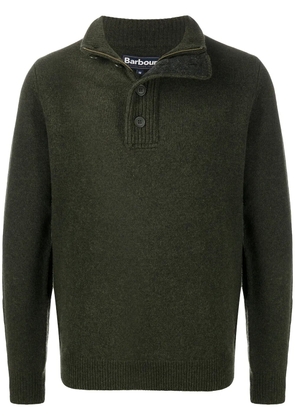 Barbour high-neck sweater - Green