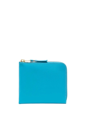 Comme Des Garçons Wallet zip-around leather wallet - Blue