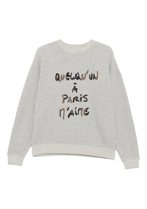 Ba&Sh slogan-print sweatshirt - Grey