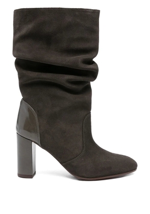 Chie Mihara 90mm Eychel slouchy leather boots - Grey