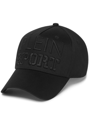 Plein Sport logo-embroidered baseball cap - Black