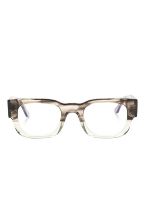Thierry Lasry Loyalty square-frame glasses - Brown