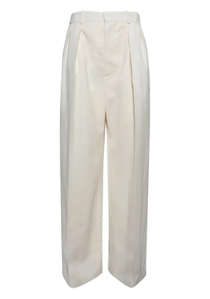 WARDROBE.NYC low-rise tuxedo trousers - White