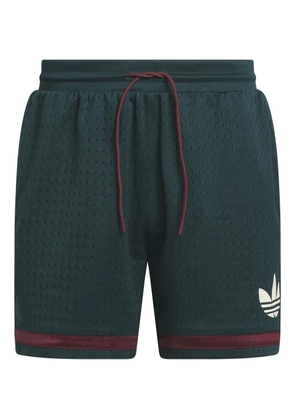 adidas drawstring-fastening basketball shorts - Green