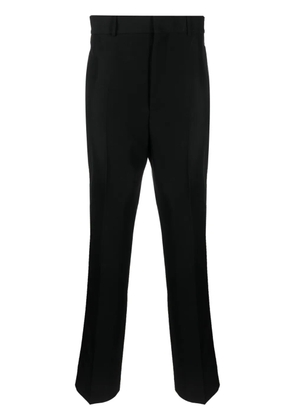 Palm Angels stripe-detail cotton tailored trousers - Black