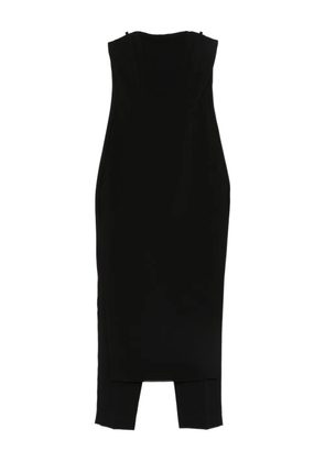 PINKO strapless split-hem jumpsuit - Black