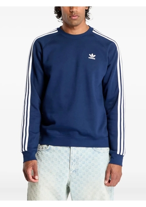 adidas logo-detail crew-neck sweatshirt - Blue