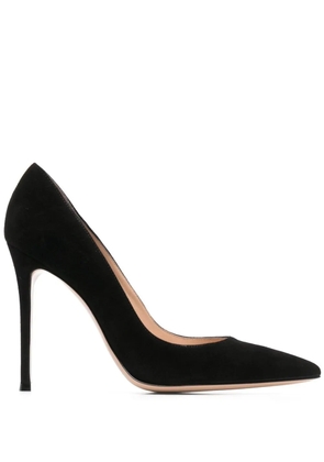 Gianvito Rossi Gianvito 105mm suede pumps - Black